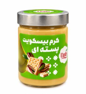 کرم بیسکویت پسته ای 350گرمی