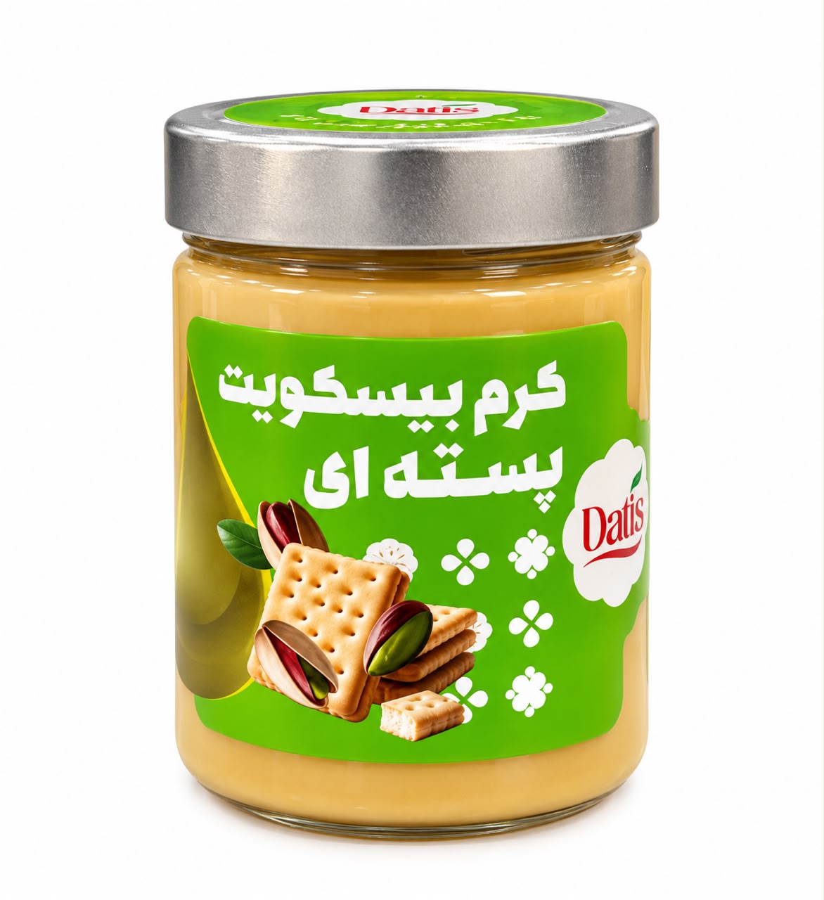 کرم بیسکویت پسته ای 350گرمی